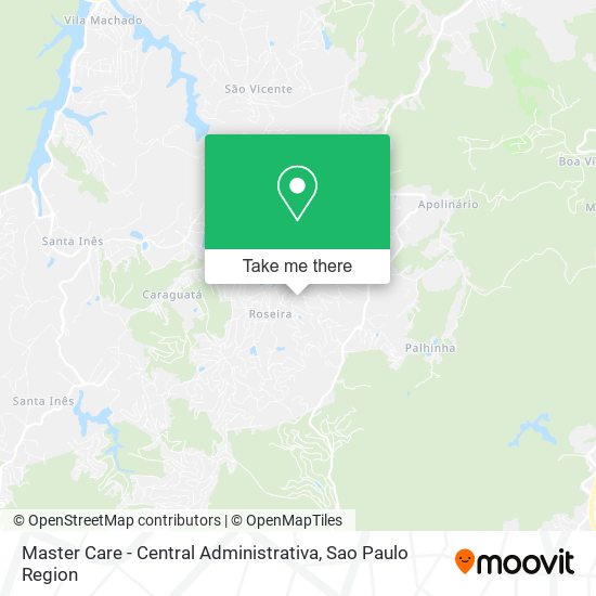 Mapa Master Care - Central Administrativa