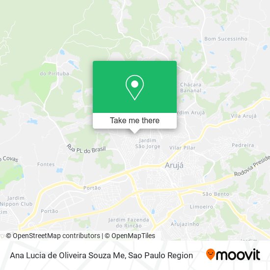 Mapa Ana Lucia de Oliveira Souza Me