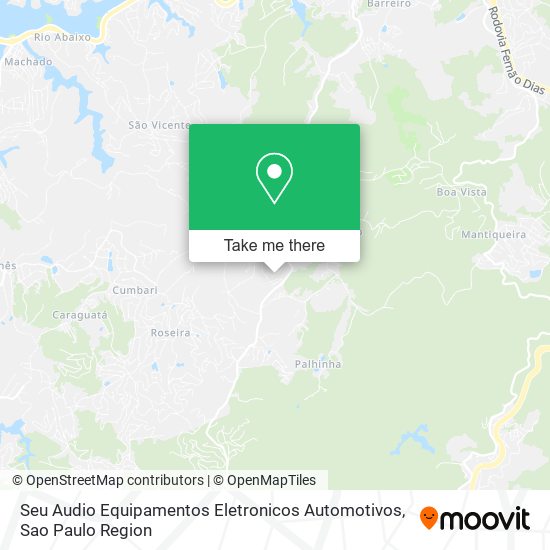 Mapa Seu Audio Equipamentos Eletronicos Automotivos