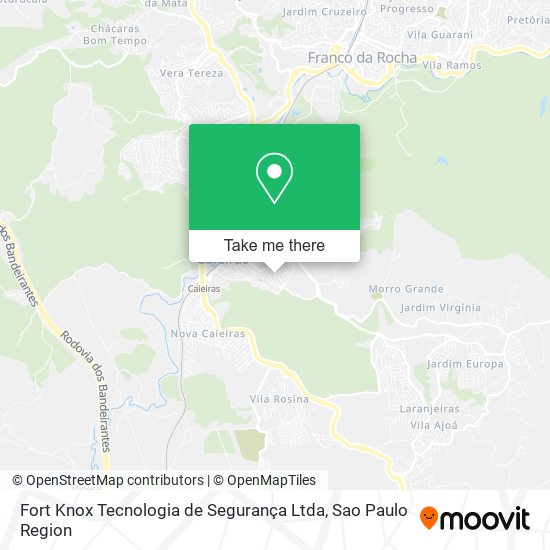 Mapa Fort Knox Tecnologia de Segurança Ltda