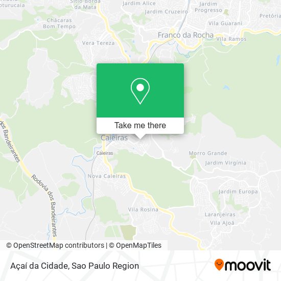 Açaí da Cidade map
