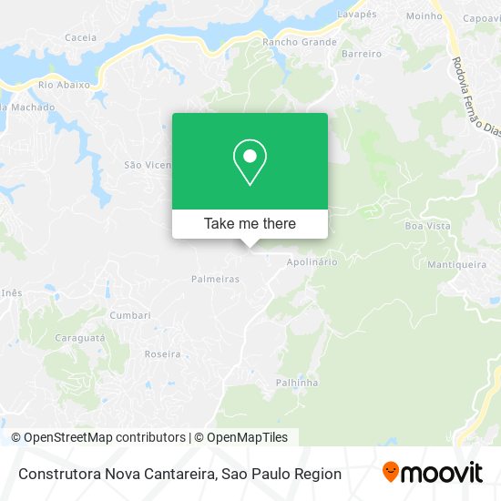 Construtora Nova Cantareira map