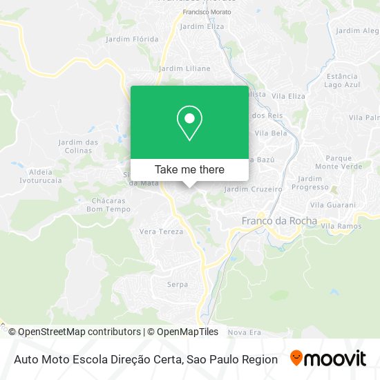 Auto Moto Escola Direção Certa map