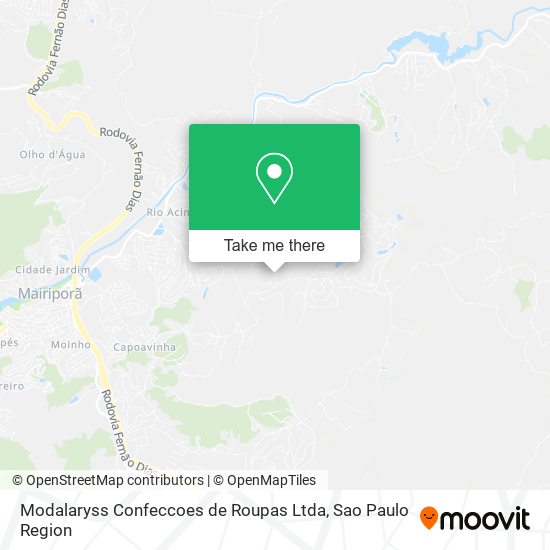 Modalaryss Confeccoes de Roupas Ltda map