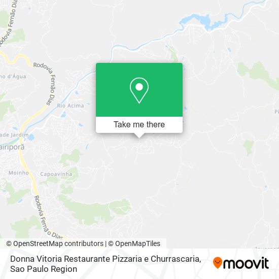 Donna Vitoria Restaurante Pizzaria e Churrascaria map