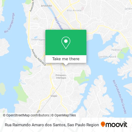 Mapa Rua Raimundo Amaro dos Santos