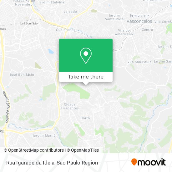 Rua Igarapé da Idéia map