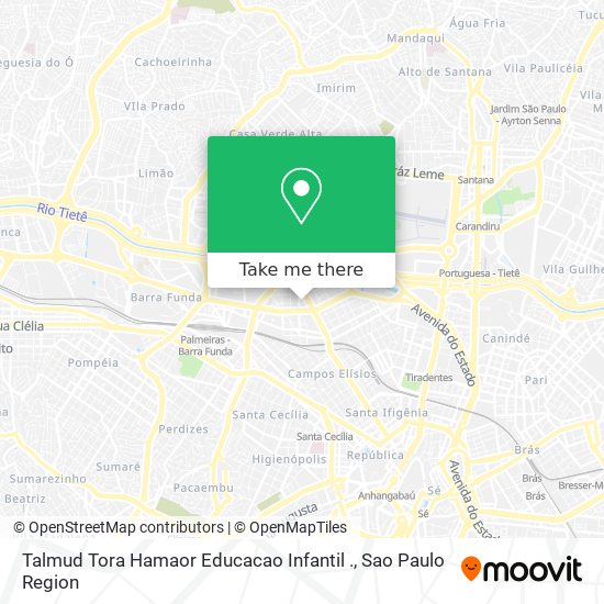 Mapa Talmud Tora Hamaor Educacao Infantil .