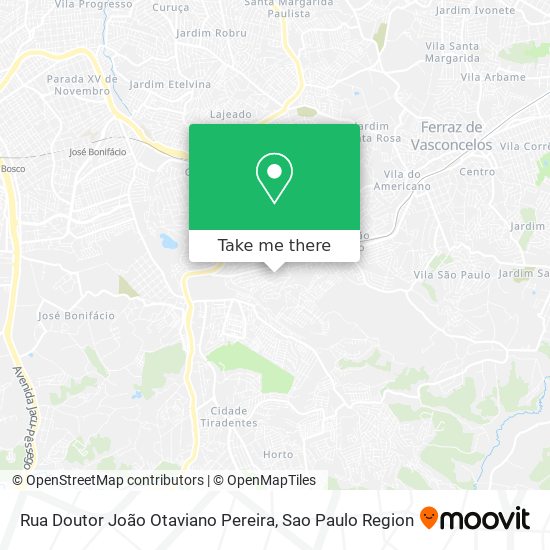 Rua Doutor João Otaviano Pereira map