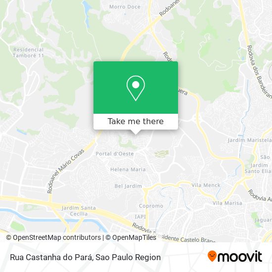 Rua Castanha do Pará map