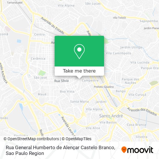 Rua General Humberto de Alençar Castelo Branco map