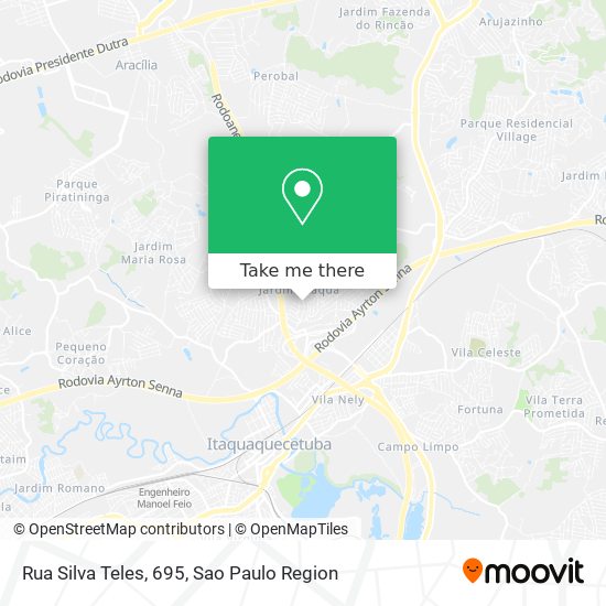 Rua Silva Teles, 695 map