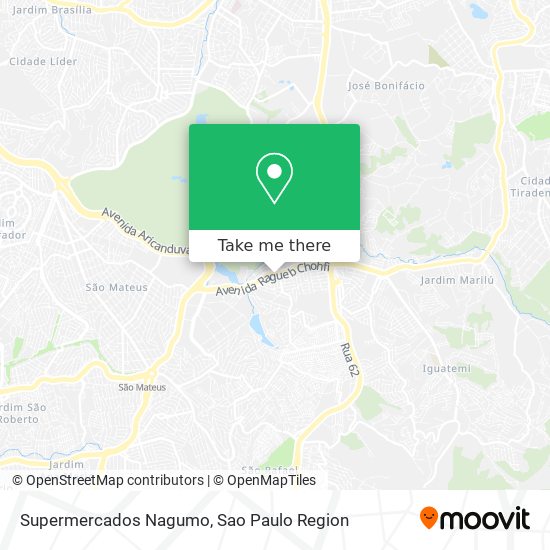 Supermercados Nagumo map