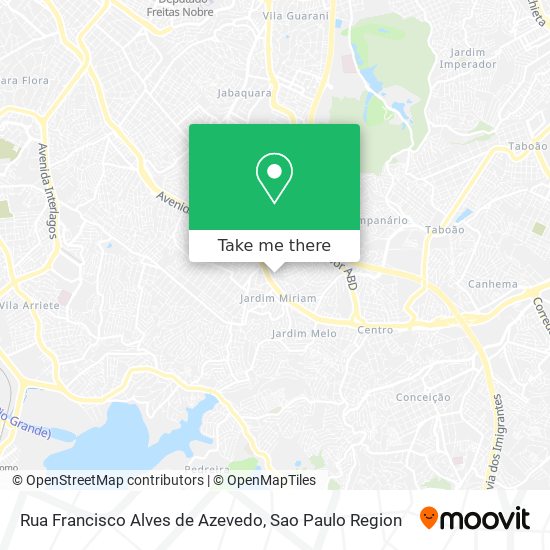 Rua Francisco Alves de Azevedo map