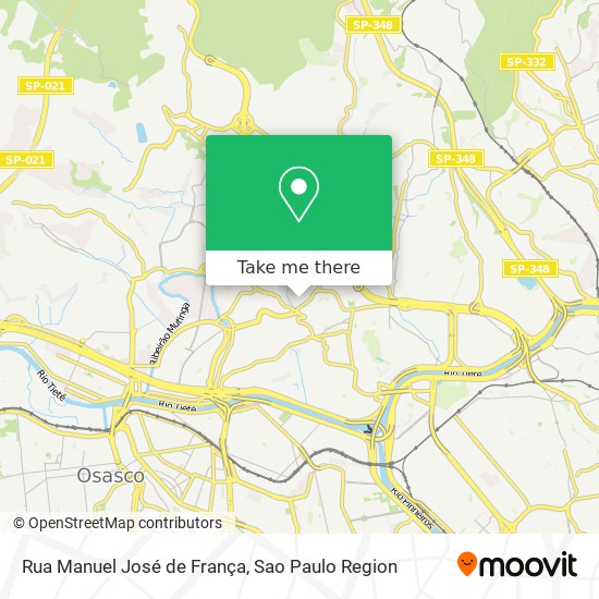 Mapa Rua Manuel José de França