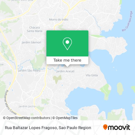 Mapa Rua Baltazar Lopes Fragoso