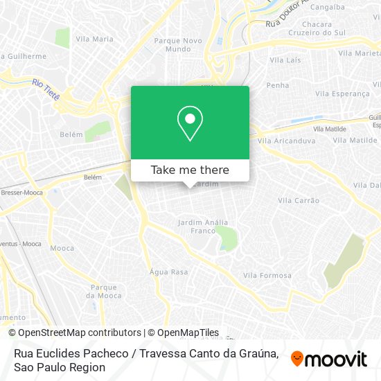 Rua Euclides Pacheco / Travessa Canto da Graúna map