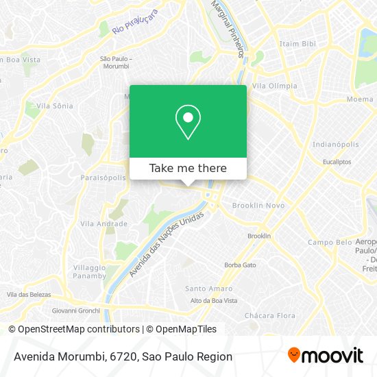 Avenida Morumbi, 6720 map