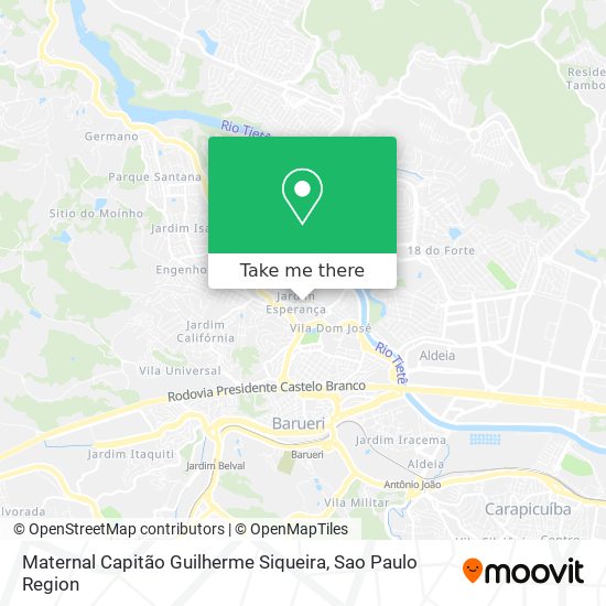 Maternal Capitão Guilherme Siqueira map