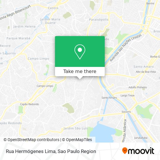 Rua Hermógenes Lima map