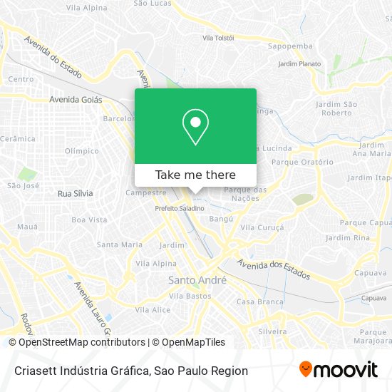 Criasett Indústria Gráfica map