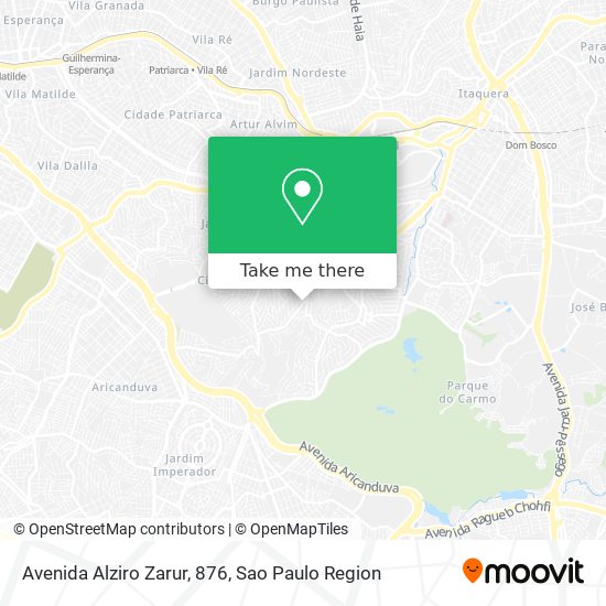 Avenida Alziro Zarur, 876 map