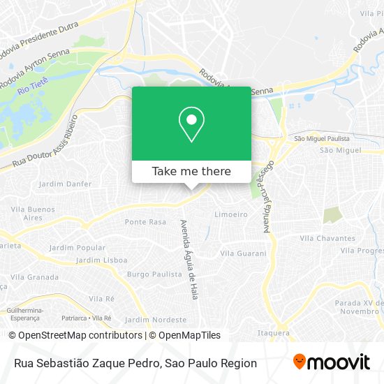 Rua Sebastião Zaque Pedro map