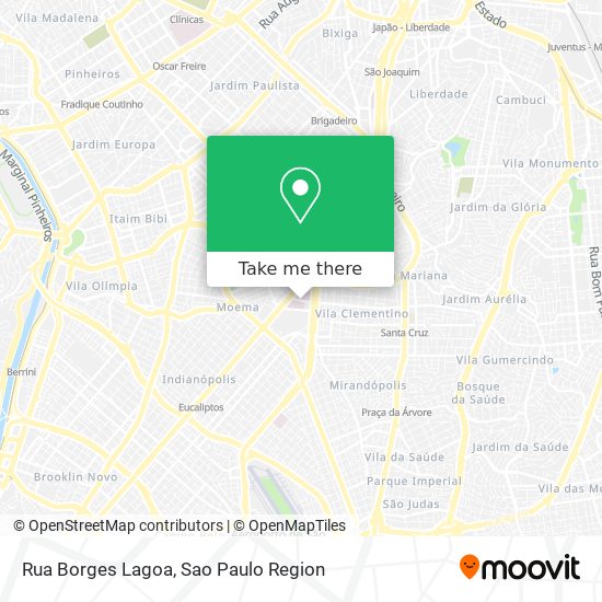 Rua Borges Lagoa map