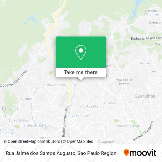 Rua Jaime dos Santos Augusto map