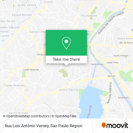 Rua Luís Antônio Verney map