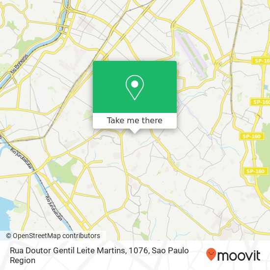 Rua Doutor Gentil Leite Martins, 1076 map