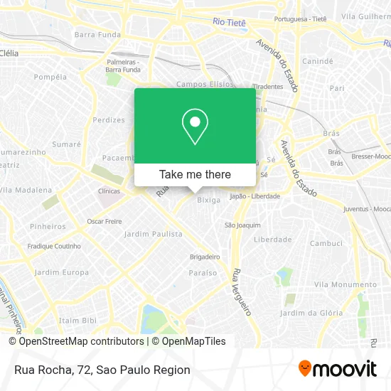 Rua Rocha, 72 map