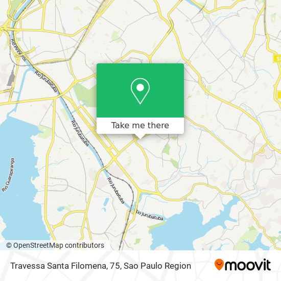 Mapa Travessa Santa Filomena, 75