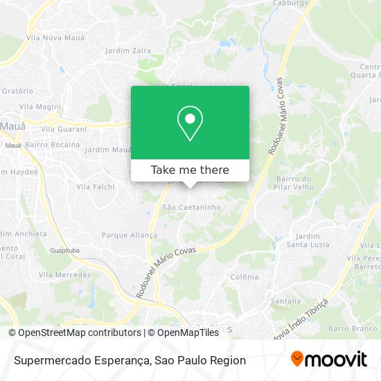 Mapa Supermercado Esperança