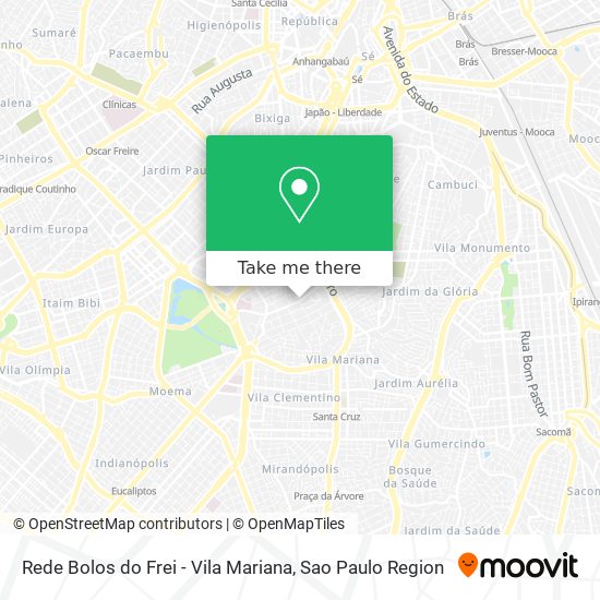 Rede Bolos do Frei - Vila Mariana map