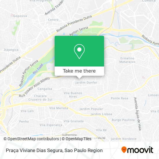 Mapa Praça Viviane Dias Segura