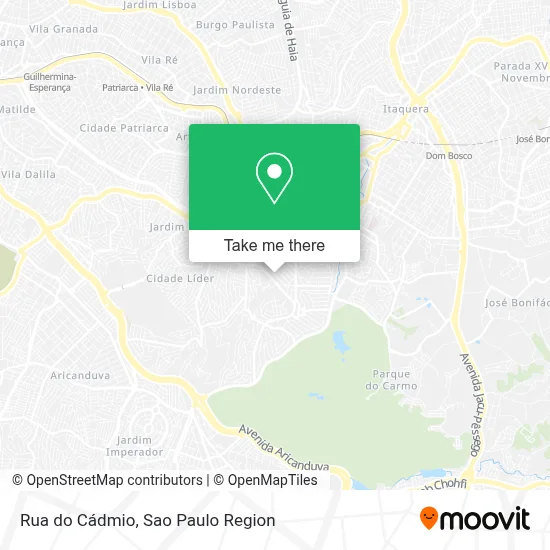 Rua do Cádmio map