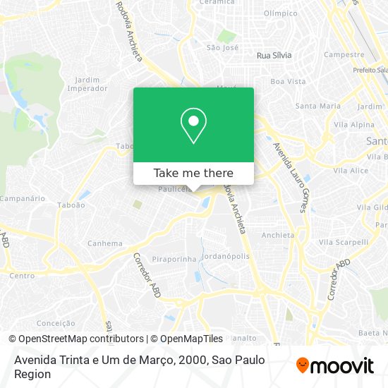 Avenida Trinta e Um de Março, 2000 map