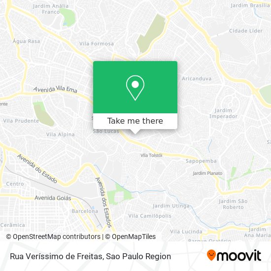 Rua Veríssimo de Freitas map