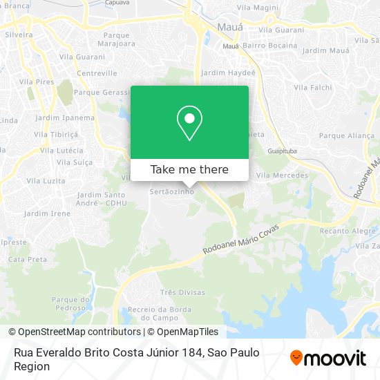 Rua Everaldo Brito Costa Júnior 184 map