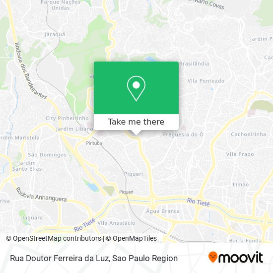 Rua Doutor Ferreira da Luz map