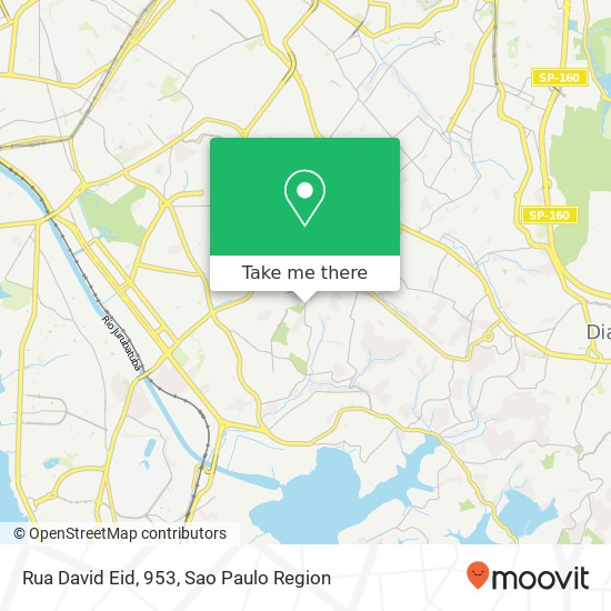 Rua David Eid, 953 map