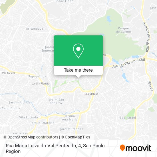 Mapa Rua Maria Luiza do Val Penteado, 4