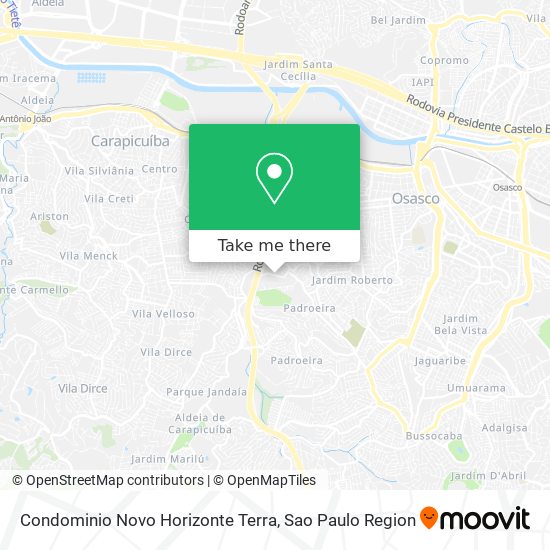 Condominio Novo Horizonte Terra map