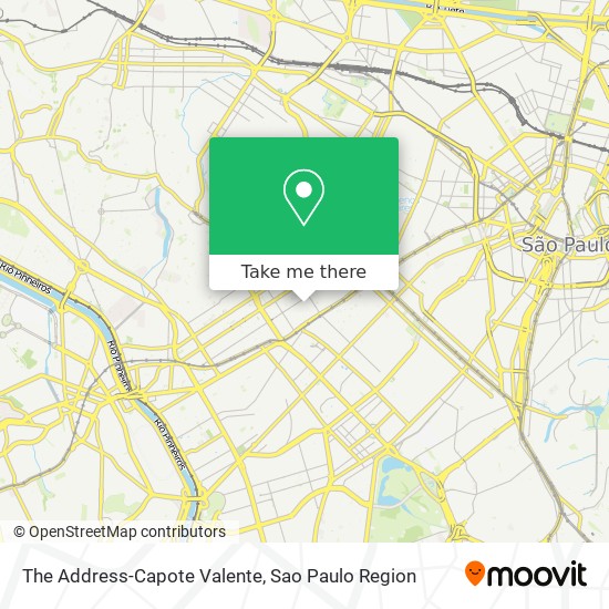 Mapa The Address-Capote Valente