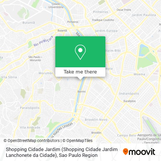 Shopping Cidade Jardim (Shopping Cidade Jardim Lanchonete da Cidade) map