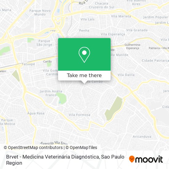 Brvet - Medicina Veterinária Diagnóstica map