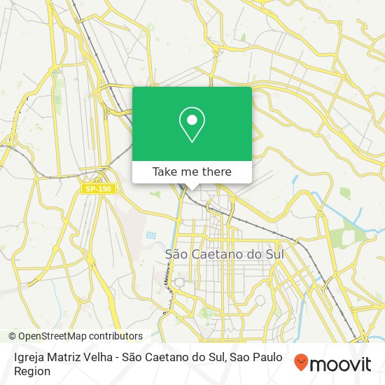 Igreja Matriz Velha - São Caetano do Sul map