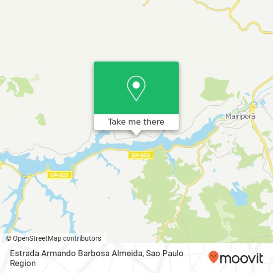 Mapa Estrada Armando Barbosa Almeida