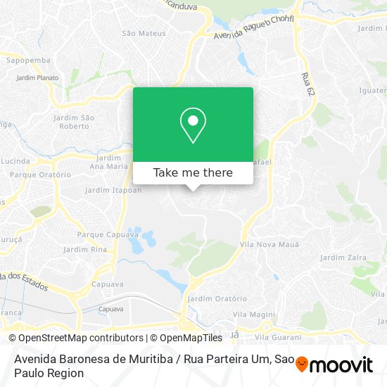 Avenida Baronesa de Muritiba / Rua Parteira Um map